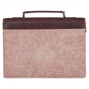 Forro Para Biblia Imitación Piel Tamaño Grande – Everything Beautiful Blush Flo