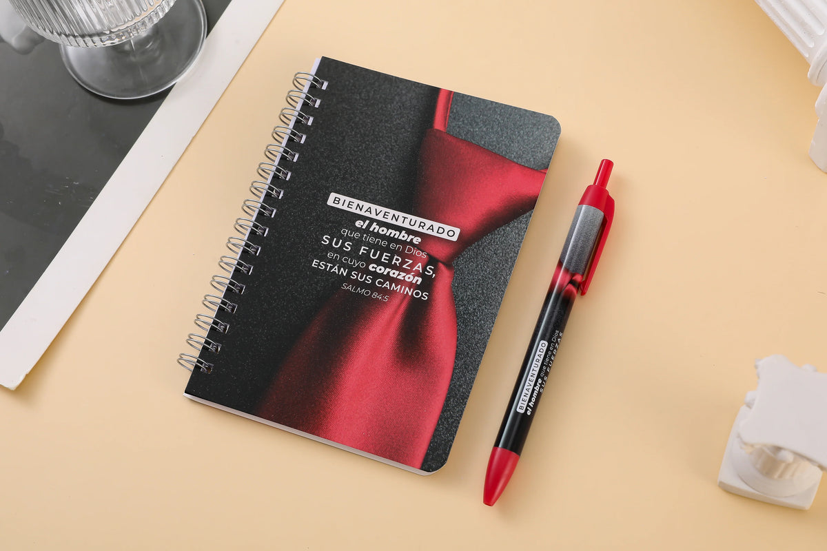 Libreta con bolígrafo – Fe y amor