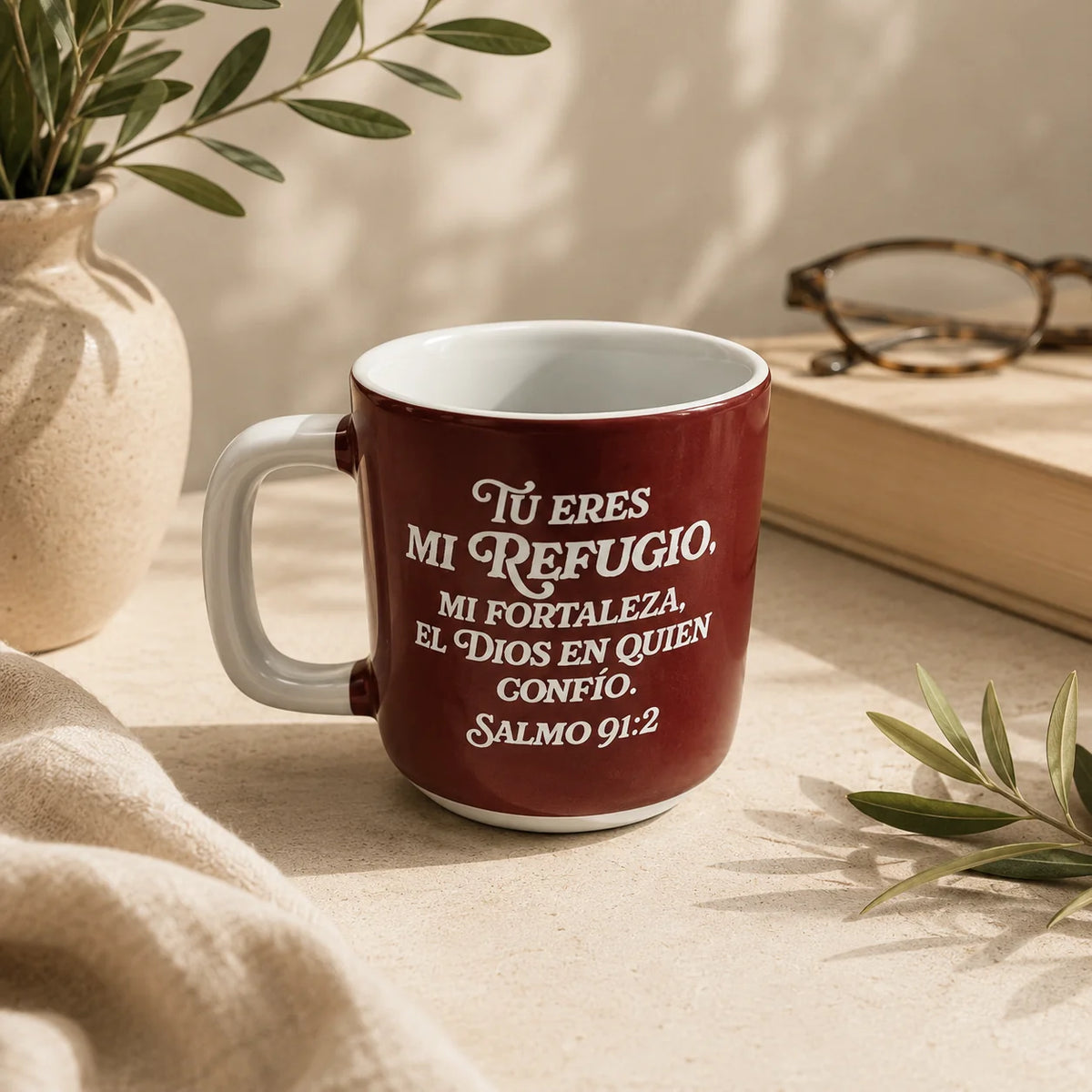 Taza “Tú eres mi refugio”