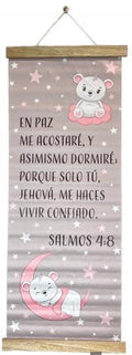 Pergamino - En Paz Me Acostaré Salmos 4:8