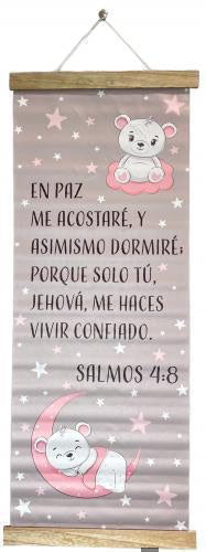 Pergamino - En Paz Me Acostaré Salmos 4:8