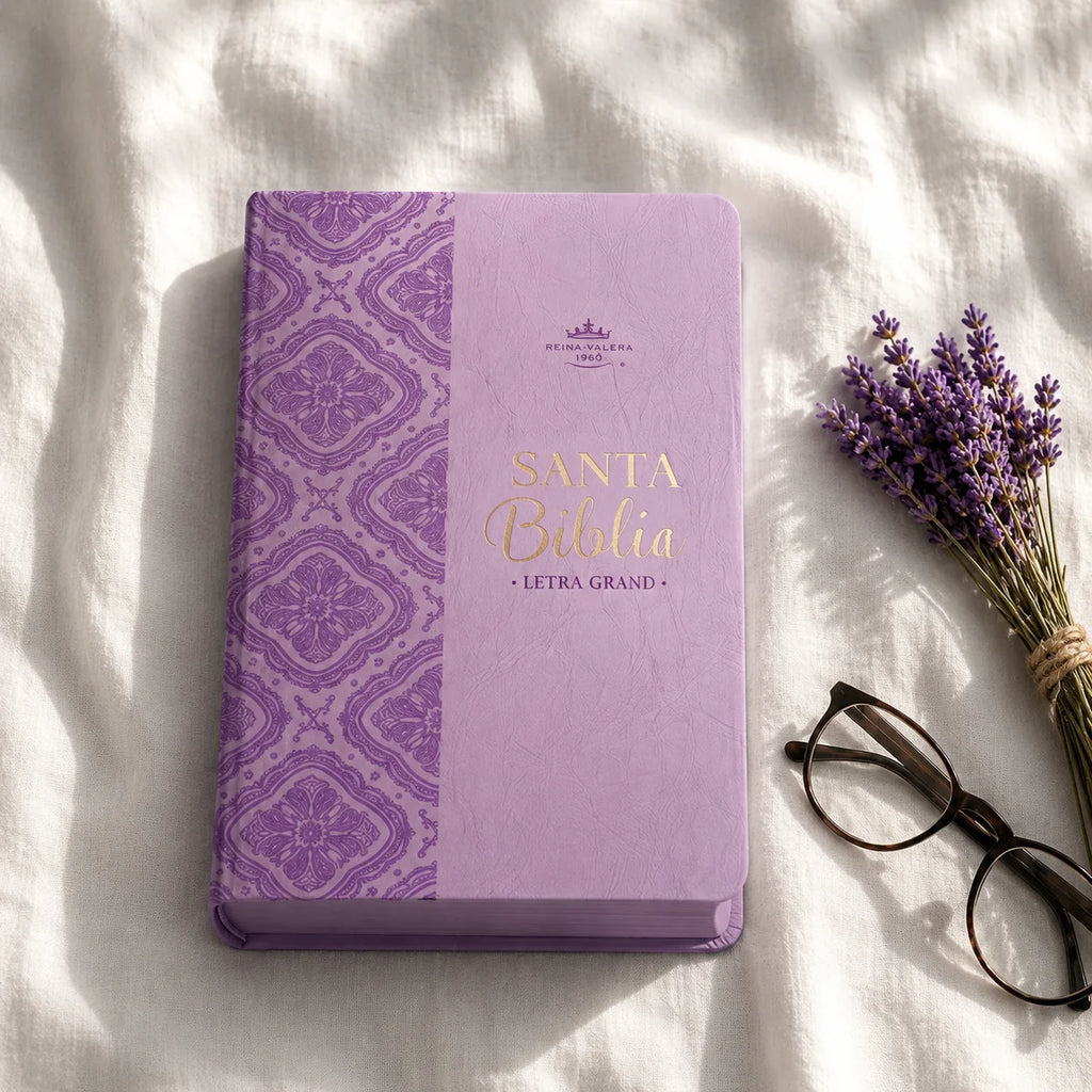Bella Biblia Color Violeta / Letra Grande