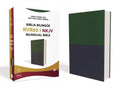 Biblia Bilingüe RVR60/NKJV Azul y Verde