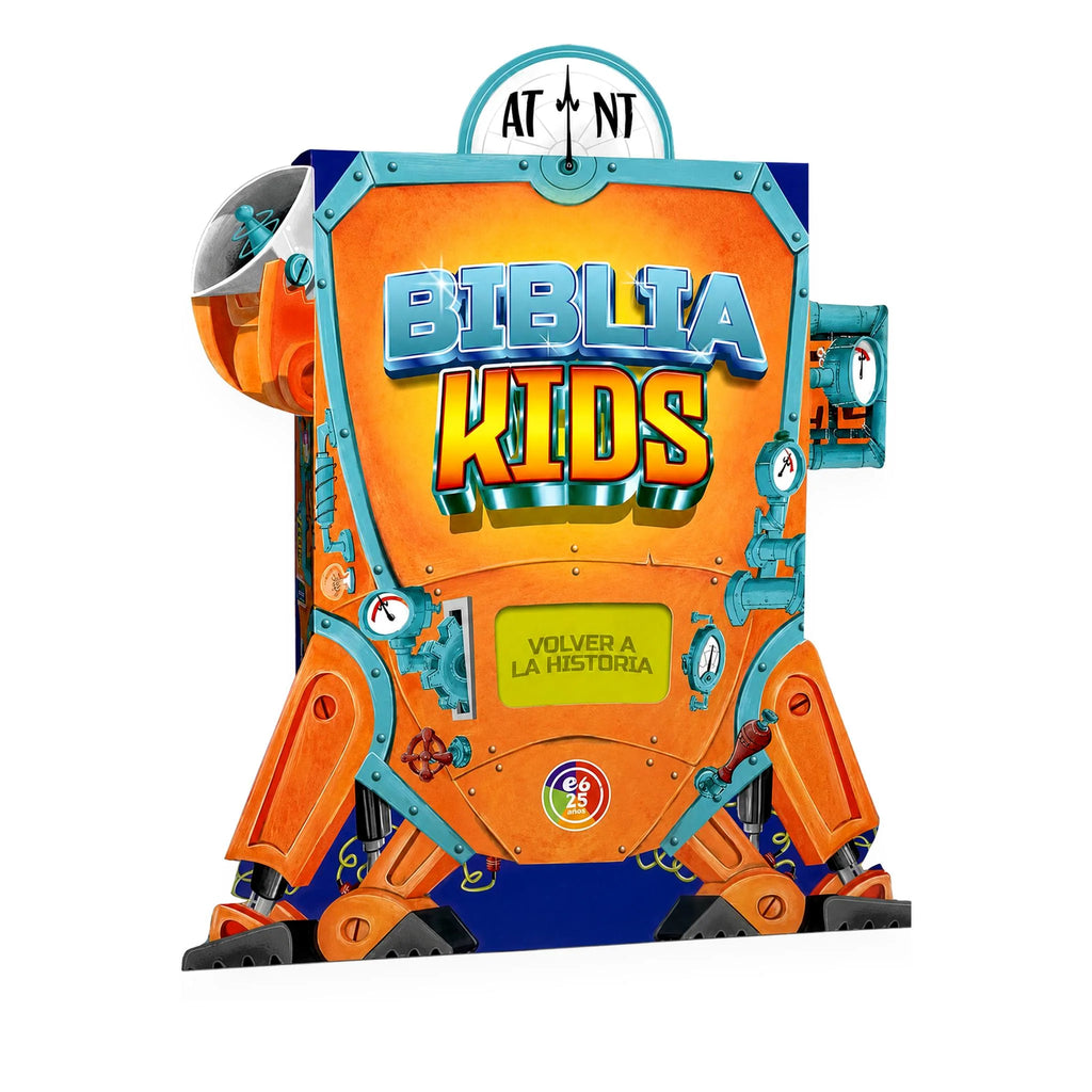 Biblia NTV Kids Volver a la Historia Tamaño Grande Imitación Piel Edición Lujo