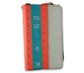 Biblia Tamaño Chequera con Zipper Color Rosa Beige